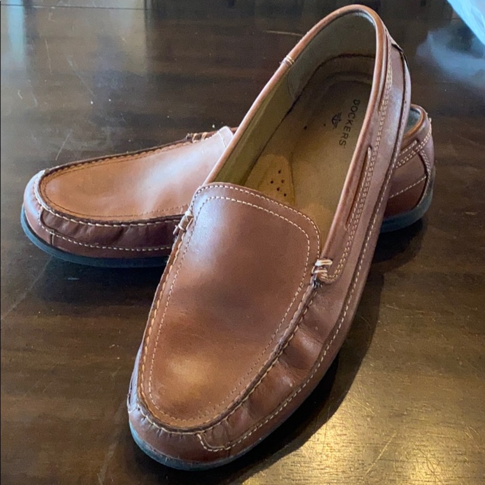 Dockers leather casual loafers dress shoes size 13